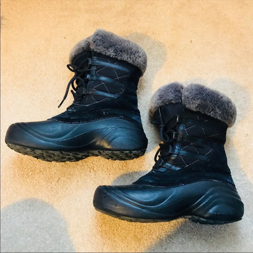 Columbia Snow Boots 7 black